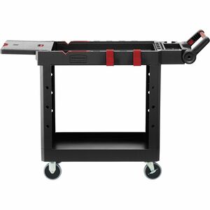 Rubbermaid Commercial Heavy Duty Adaptable Utility Cart - Push/Pull Handle - 520 lb Load Capacity - 4 Casters - 4" Caster Size - Plywood, Foam - 46.20" Length x 17.75" Width x