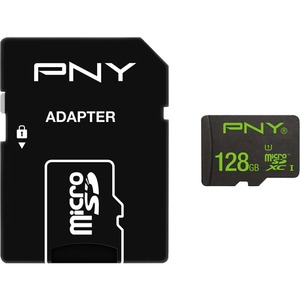 PNY High Performance 128 GB microSDXC - Class 10/UHS-I U1 - 100 MB/s Read - 20 MB/s Write