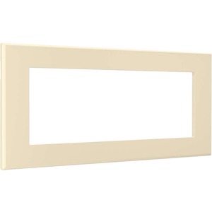 Wiremold Radiant Furniture Power Center Bezel, Light Almond - Light Almond - 1 Each