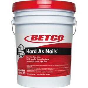 Betco Hard As Nails Hard Film Floor Finish - Liquid - 640 fl oz (20 quart) - Mild Scent - 1 Each - White