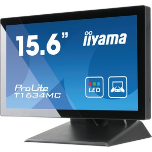 iiyama ProLite T1634MC-B5X 39.6 cm 15.6inch LCD Touchscreen Monitor - 16:9 - 8 ms - Projected Capacitive - Multi-touch Screen - 1366 x 768 - WXGA - 16.7 Million Colou