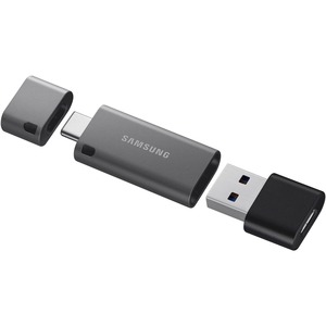 Samsung Duo Plus 128 GB USB 3.1 Type A, USB 3.1 Type C Flash Drive - Black