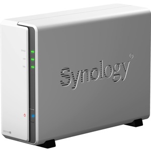 Synology DiskStation DS119J 1 x Total Bays SAN/NAS Storage System - Desktop - Marvell Dual-core 2 Core 800 MHz - 1 x HDD Supported - 256 MB RAM DDR3L SDRAM - Seria