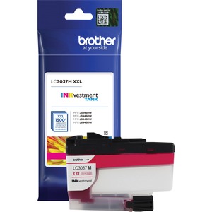 Brother Genuine LC3037M Super High-yield Magenta INKvestment Tank Ink Cartridge - Inkjet - Super High Yield - 1500 Pages - 1 Each