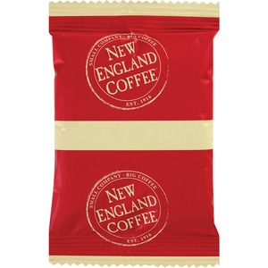 New England Colombian Supremo Coffee - Colombian Supremo, Rich Aroma - 2.5 oz Per Pack - 24 / Carton