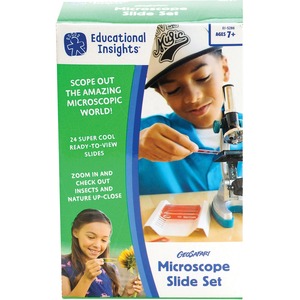 Educational Insights GeoSafari Microscope Slide Set - Theme/Subject: Learning - Skill Learning: Science, Insect, Anatomy, Scientific Terminologies - 7-12 Year - Multi