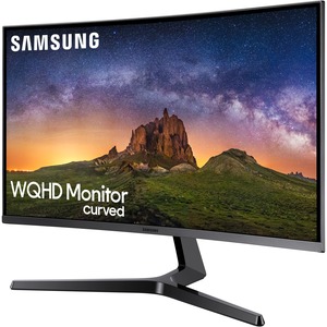 Samsung C32JG50 31.5inch WQHD Curved Screen WLED LCD Monitor - 16:9 - Dark Silver