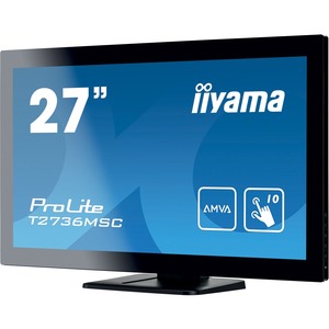 iiyama ProLite T2736MSC-B1 68.6 cm 27inch LCD Touchscreen Monitor - 16:9 - 4 ms - 685.80 mm Class - Projected CapacitiveMulti-touch Screen - 1920 x 1080 - Full HD - 1