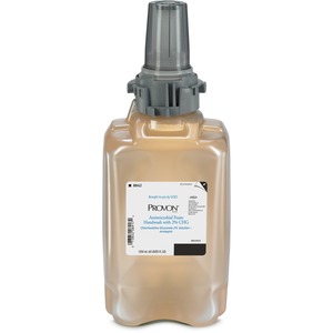 Provon ADX-12 Antimicrobial Foam Handwash - 42.3 fl oz (1250 mL) - Pump Bottle Dispenser - Kill Germs - Hand, Healthcare - Antibacterial - Beige - Fragrance-free, Dye-free - 3
