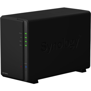 Synology DiskStation DS218play 2 x Total Bays SAN/NAS Storage System - Desktop - Realtek RTD1296 Quad-core 4 Core 1.40 GHz - 2 x 1TB WD Red