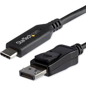 StarTech.com 6 ft. 1.8 m - USB C to DisplayPort 1.4 Cable - 8K - HBR3 - Thunderbolt 3 Compatible - USB C Adapter and Cable in One - Stunning quality with this 8K U