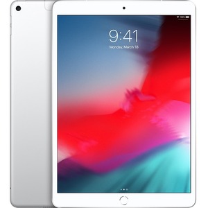 Apple iPad Air 3rd Generation Tablet - 26.7 cm 10.5inch - 64 GB Storage - iOS 12 - 4G - Silver - Apple A12 Bionic SoC - 7 Megapixel Front Camera - 8 Megapixel Rear