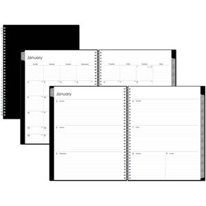 Blue Sky Enterprise Weekly/Monthly Planner - Professional - Julian Dates - Monthly, Weekly - 1 Year - January 2022 to December 2022 - 1 Week, 1 Month Double Page Layout - 8 1/