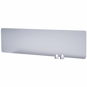 Boss 58" Privacy Panel, Plexiglass - 58" x 0.2" x 15.6" - Material: Plexiglass - Finish: Silver