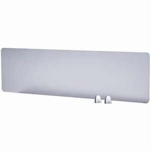 Boss 45" Privacy Panel, Plexiglass - 45" x 0.2" x 15.6" - Material: Plexiglass - Finish: Silver