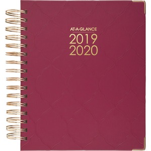At-A-Glance Harmony Appointment Book/Planner - Medium Size - Academic/Professional - Julian Dates - Daily, Monthly - 12 Month - July till June - 7:00 AM to 8:00 PM - Hourly -