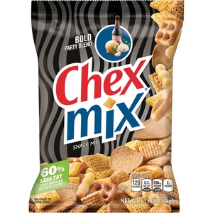 Chex Mix Bold Party Blend Snack Mix - Mixed - 3.75 oz - 8 / Carton