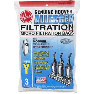 Hoover Type Y Allergen Filtration Bags