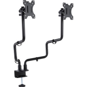 Allsop Metal Art Mounting Arm for Monitor - Black - 2 Display(s) Supported - 32" Screen Support - 30.80 lb Load Capacity - Metal - 1 Each