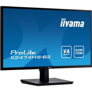 iiyama ProLite X2474HS-B2 23.6inch Full HD LED LCD Monitor - 16:9 - Matte Black