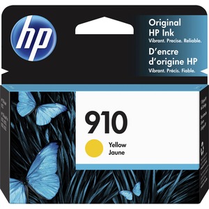 HP 910 (3YL60AN) Original Standard Yield Inkjet Ink Cartridge - Yellow - 1 Each - 315 Pages