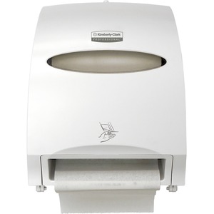 Kimberly-Clark Professional Electronic Touchless Roll Towel Dispenser - Touchless Dispenser - 15.8" Height x 12.7" Width x 9.6" Depth - White - Refillable, Jam Resistant, Key