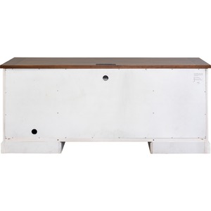 Martin 70" Credenza - 5-Drawer - 70" x 24" x 30" - 5 x Pencil Drawer(s), Keyboard Drawer(s), File Drawer(s), Utility Drawer(s) - Finish: Weathered Wire Brushed Chalk, Rustic K