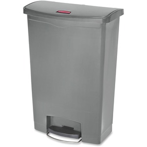 Rubbermaid Commercial Slim Jim 24-Gal Step-On Container - Step-on Opening - 24 gal Capacity - Durable, Damage Resistant, Smooth, Easy to Clean, Contoured Edge - 32.5" Height x
