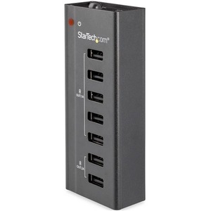 StarTech.com 7 Port USB Charging Station with 5x 1A Ports Andamp; 2x 2A Ports - Standalone USB Charging Strip for Multiple Devices ST7C51224EU - USB - For USB Device, Mo