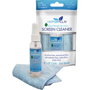 Falcon HyperClean Plant-based Screen Cleaner Kit - For Multipurpose - 2 fl oz - Anti-static, Non-toxic, Non-alcohol, Ammonia-free, Phosphate-free, Scratch-freeSpray Bottle - 1