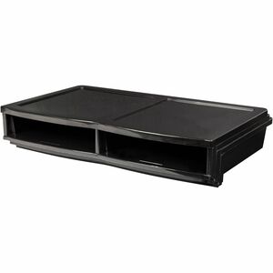 Storex Quick Stack 6-sorter Organizer - 500 x Sheet - 6 Compartment(s) - Compartment Size : 8.75" x 11.50" x 2" - 8.70" Height x 13.60" Width20.50" Length - Black - Plastic -