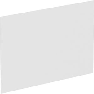 Lorell Adaptable Panel Divider - 24" Width x 2" Height x 37" Depth - Aluminum, Acrylic - Frosted - 1 Each