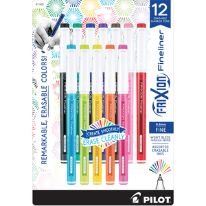 FriXion Fineliner Erasable Marker Pens