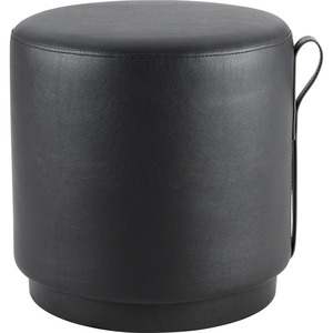 Lorell Contemporary Seating Round Foot Stool