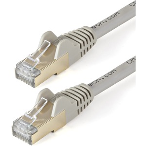 StarTech.com 10m CAT6a Ethernet Cable - Grey - RJ45 Snagless Connectors - CAT6a STP Cord - Copper Wire - Network Cable 6ASPAT10MGR - First End: 1 x RJ-45 Male Netw