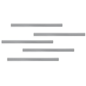 DURABLE DURAFIX Rail - Silver - For Document, Note, Whiteboard, Window, Door, Glass, Cabinet - 5 / Each