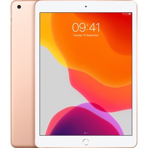 Apple iPad 7th Generation Tablet - 25.9 cm 10.2inch - 128 GB Storage - iPad OS - Gold - Apple A10 Fusion SoC - 1.2 Megapixel Front Camera - 8 Megapixel Rear Ca