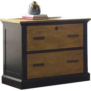 Martin Toulouse Lateral File - 2-Drawer - 30" Height x 36" Width x 22" Depth - 2 x File Drawer(s) - Finish: Chestnut, Aged Ebony, Warm Honey - 1 Each