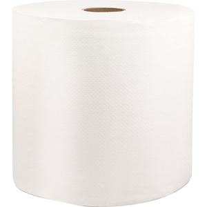 Livi VPG Select 46528 Hard Wound Roll Towel - 1 Ply - 8" x 1000 ft - 1.70" Core - White - Fiber - 6 / Carton