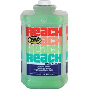 Zep Reach Hand Cleaner - Almond ScentFor - 1 gal (3.8 L) - Grease Remover, Resin Remover, Ink Remover, Tar Remover, Adhesive Remover, Oil Remover, Adhesive Remover, Grease Rem