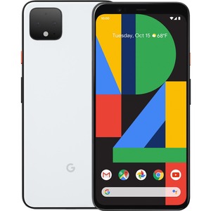 Google Pixel 4 64 GB Smartphone - 14.5 cm 5.7inch Full HD Plus - 6 GB RAM - Android 10 - 4G - Clearly White