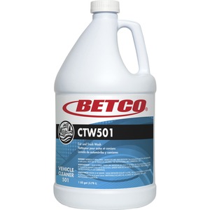 Betco CTW501 Car & Truck Wash - For Car, Truck - 1 gal - Streak-free - 1 Each - Yellow Green