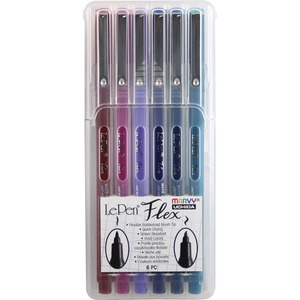Marvy LePen Flex Brush Tip Pen Set