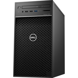 Dell Precision 3000 3630 Workstation - Core i5 i5-9500 - 8 GB RAM - 256 GB SSD - Mini-tower - Black - Windows 10 Pro 64-bitAMD Radeon PRO WX 2100 2 GB Graphics - DVD