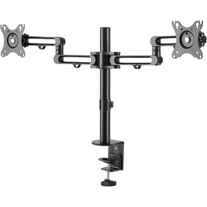StarTech.com Desk Mount for Monitor - Black - 2 Display(s) Supported - 32" Screen Support - 35.27 lb Load Capacity - 75 x 75, 100 x 100 - Aluminum - 1 Each