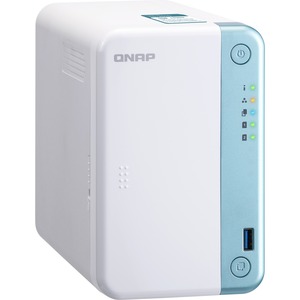 QNAP TS-251D-4G 2 x Total Bays SAN/NAS Storage System - 4 GB Flash Memory Capacity - Intel Celeron Dual-core 2 Core 2 GHz - 4 GB RAM - DDR4 SDRAM Tower - Serial AT