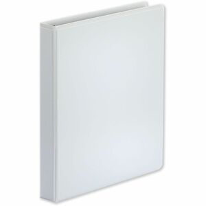 Universal Deluxe Easy-to-Open D-Ring View Binder, 3 Rings, 1" Capacity, 11 x 8.5, White - 1" Binder Capacity - Letter - 8 1/2" x 11" Sheet Size - 250 Sheet Capacity - 3 Ring -