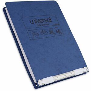 Universal Pressboard Hanging Binder, 2 Posts, 6" Capacity, 9.5 x 11, Blue - 6" Binder Capacity - 9 1/2" x 11" Sheet Size - Fastener: Post - Pressboard - Blue - 1 Each