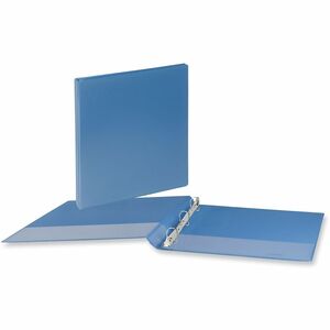 Universal Slant D-Ring View Binder, 3 Rings, 0.5" Capacity, 11 x 8.5, Light Blue - 1/2" Binder Capacity - Letter - 8 1/2" x 11" Sheet Size - 120 Sheet Capacity - 3 Ring - Fast