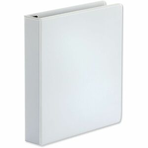 Universal Deluxe Easy-to-Open D-Ring View Binder, 3 Rings, 1.5" Capacity, 11 x 8.5, White - 1 1/2" Binder Capacity - Letter - 8 1/2" x 11" Sheet Size - 400 Sheet Capacity - 3